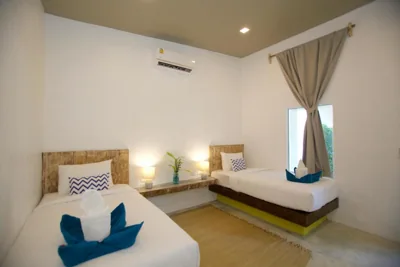 Cottage lits jumeaux — Lime N Soda Beachfront Resort